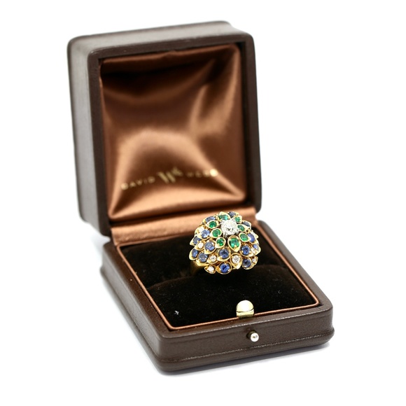 David Webb Antique Tri Colored Ring - Picture 5 of 17